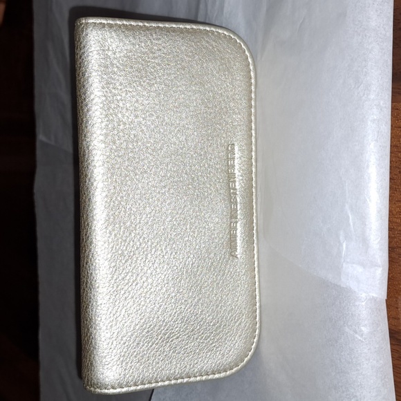 Aimee Kestenberg Handbags - Aimee Kestenberg Leather Gold Tone Pouch, Wallet, Coin Purse.